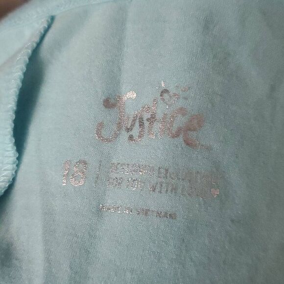 NWT JUSTICE GIRLS LS TSHIRT - Picture 2 of 4